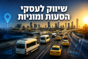 שיווק לעסקי הסעות, נהגי מוניות וחברות לוגיסטיקה