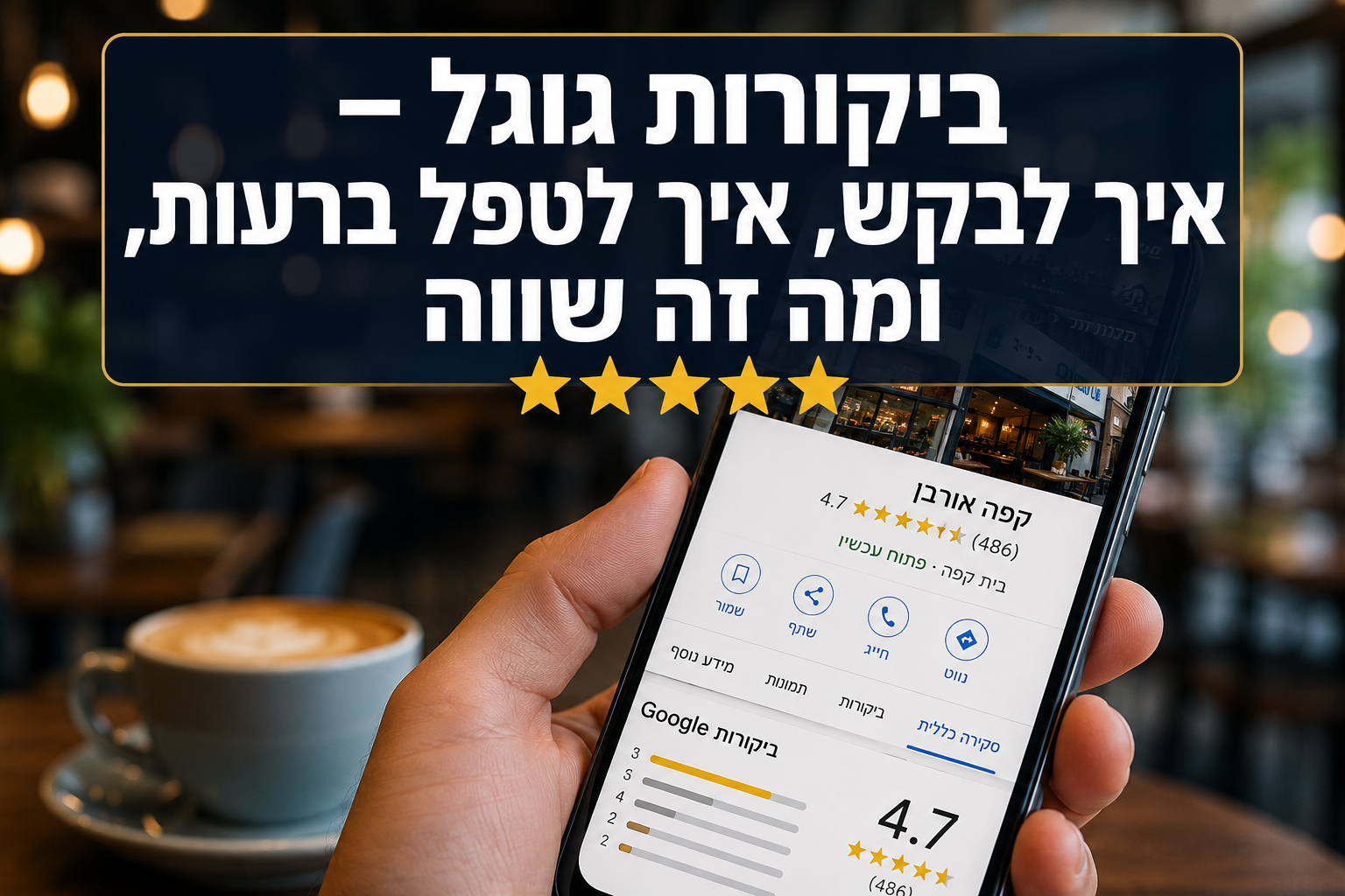 ביקורות גוגל – איך לבקש, איך לטפל ברעות, ומה זה שווה