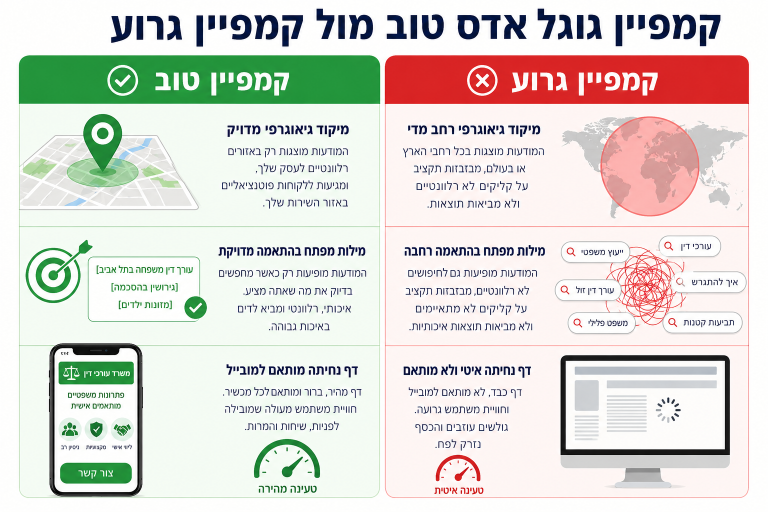 מה הטעויות הכי נפוצות שגורמות לבזבוז כסף בגוגל אדס